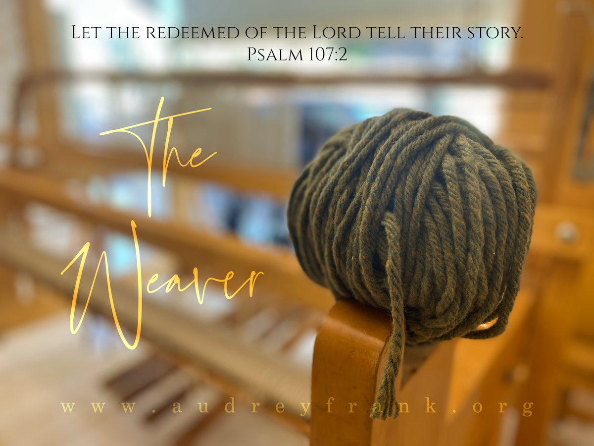 A ball of yarn with the words, "The Weaver" describing the subject of the post.